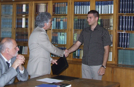 Filip Šibul - Nenad M. Kostić Foundation Award for best BSc Thesis in the field of chemistry