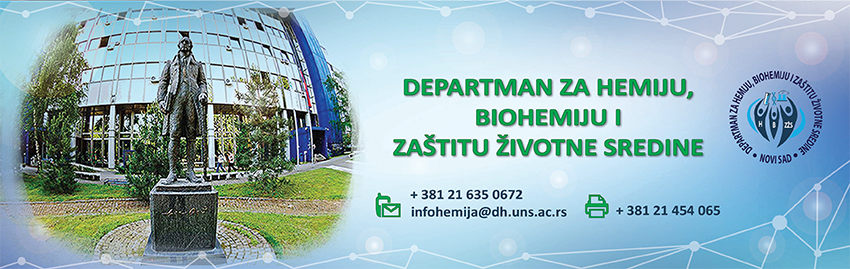 Departman za hemiju, biohemiju i zaštitu životne sredine - PMF Novi Sad