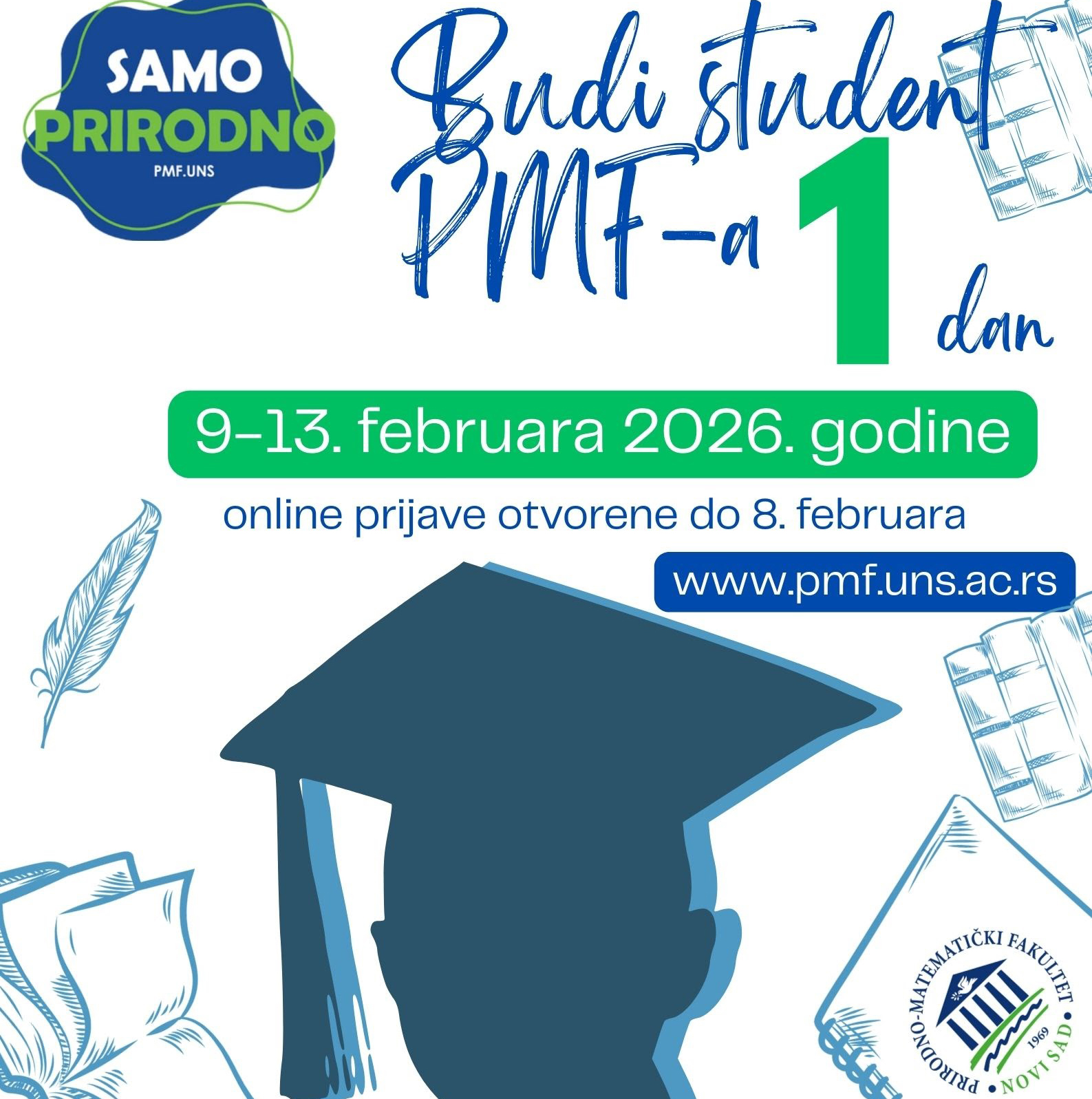 Read more about the article Буди студент 1 дан – промоција студијских програма ПМФ-а